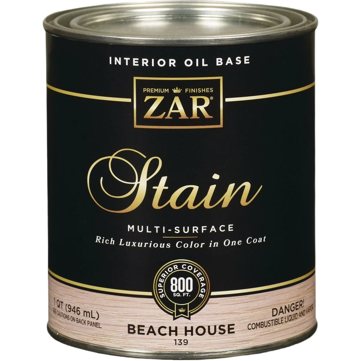 First-Class ZAR® Interior Oil Base Beach House Wood Stain 1 Quart Consistent