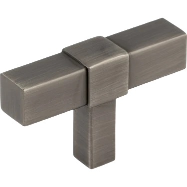 Advanced Hardware Resources Zane 2 In. T Knob Brushed Pewter Healthy