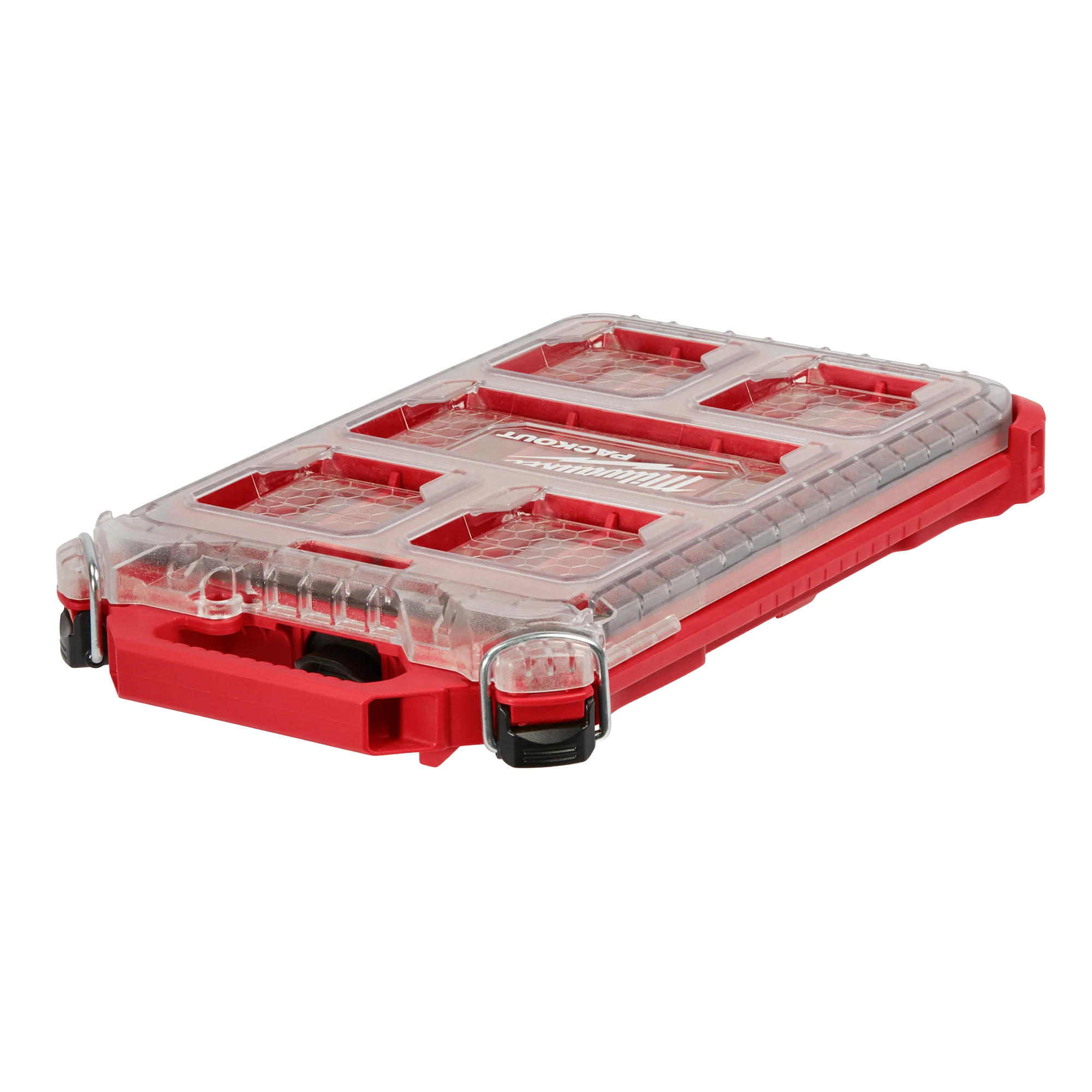 Green Milwaukee PACKOUT™ Low-Profile Compact Organizer First-Class