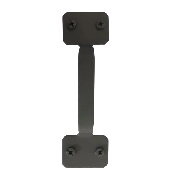 Minimalist Acorn Large Smooth Matte Black Square Pull 5 in. Efficient