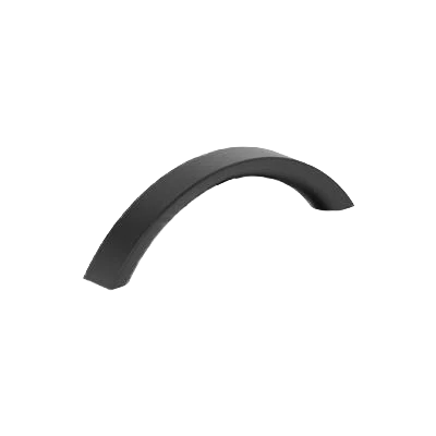 Professional Amerock Parabolic 3-3 4 Center-to-Center Matte Black Cabinet Pull Smart