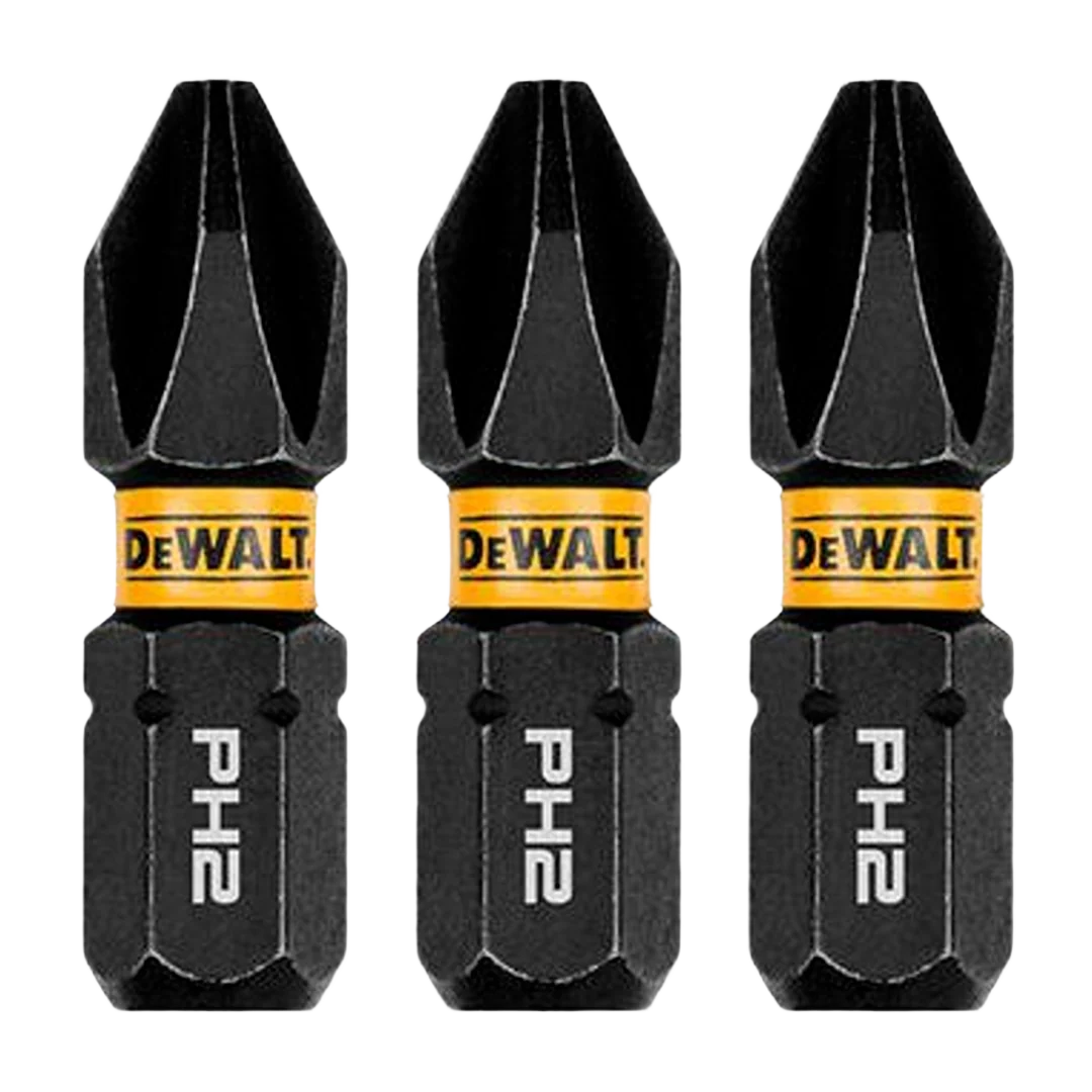 Sustainable DEWALT 1 Flextorq Phillips 2 Drill Bit 3-Pack Expertly Made