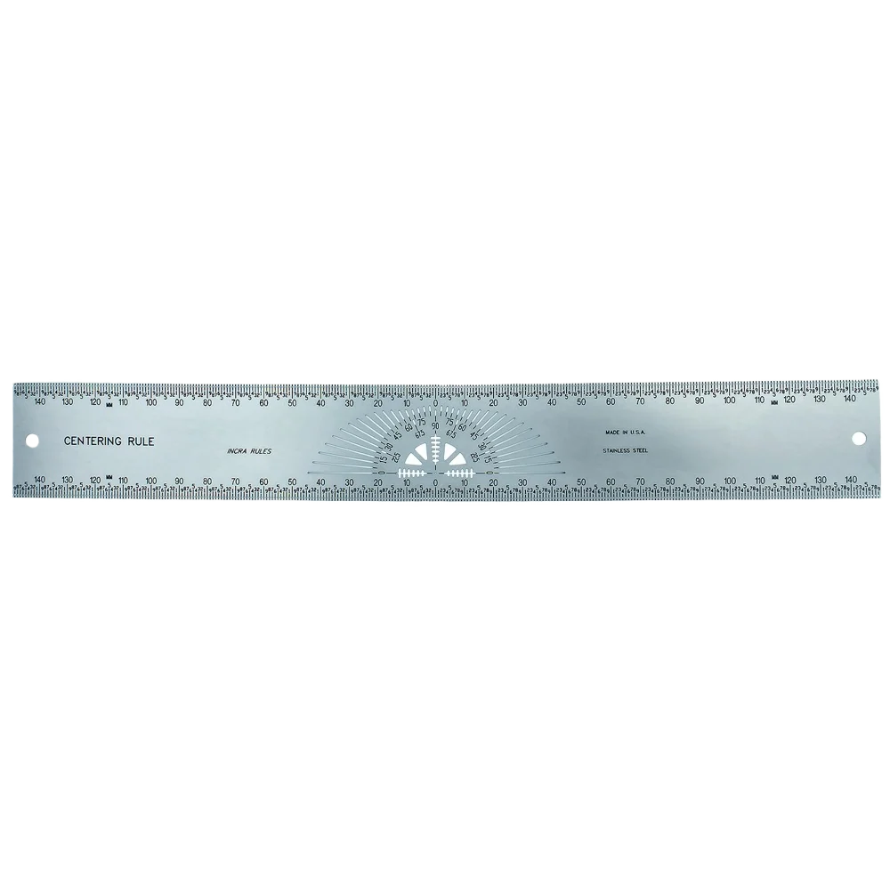 Smooth INCRA 300mm Metric Centering Rule Reliable