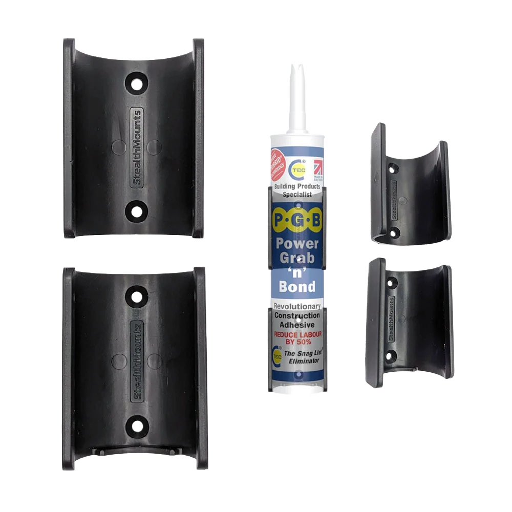 Sustainable StealthMounts Caulking Tube Mounts 2-Pack Practical
