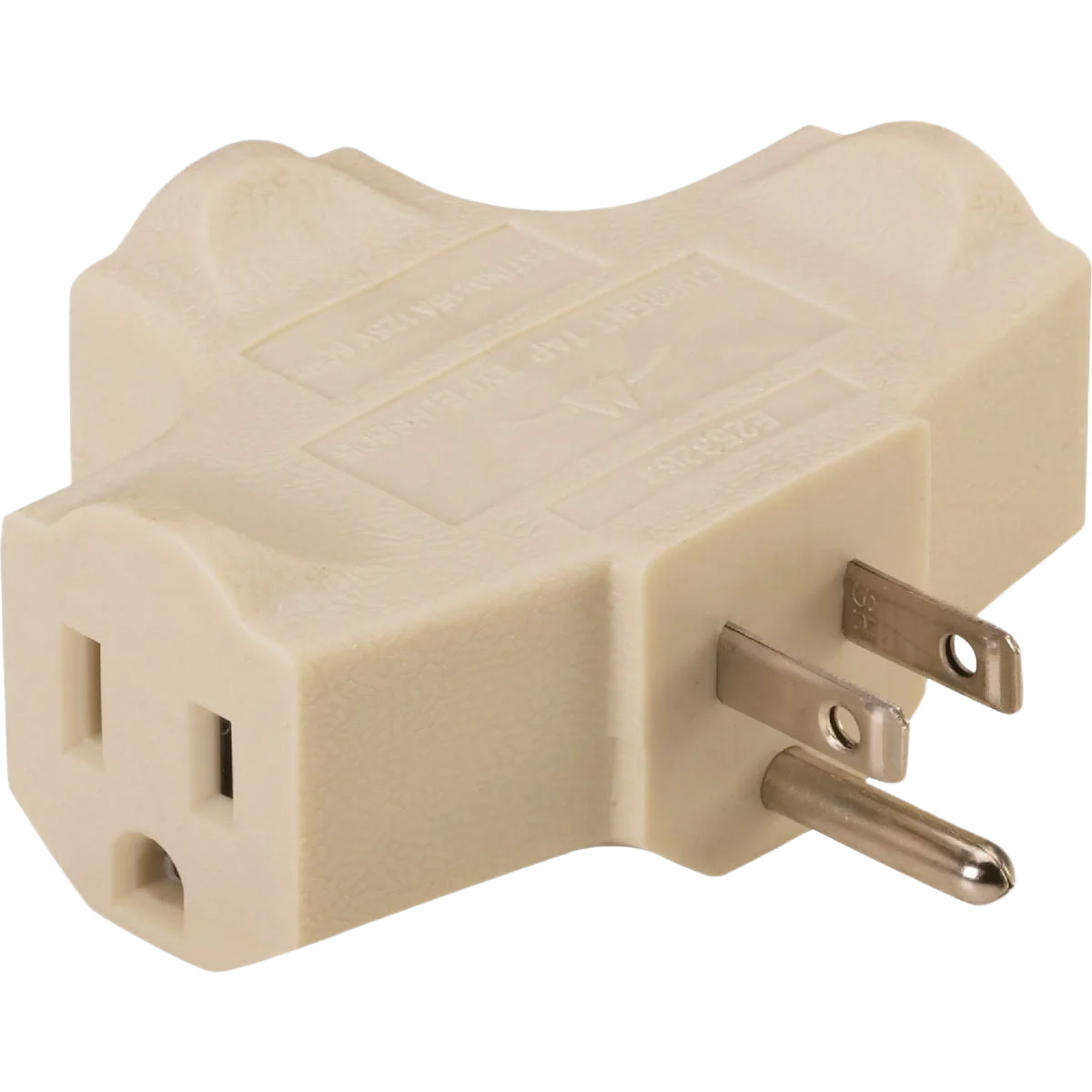 Authentic Do It Beige 15A 3-Outlet Tap Adapter Effective
