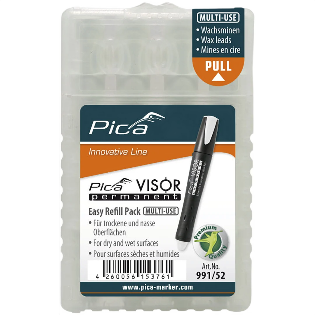Fashionable Pica Visor White Refills 4PK Durable