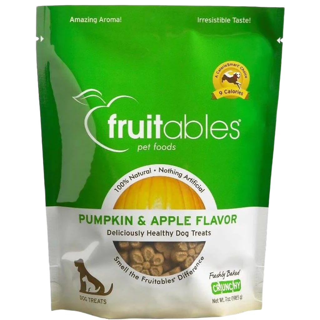High-Quality Fruitables Pumpkin Apple Baked Dog Treats 7 oz. Expertly Made