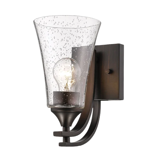 Modern Millennium Lighting 1 Fixture Rubbed Bronze Natalie Sconce Orb Sustainable