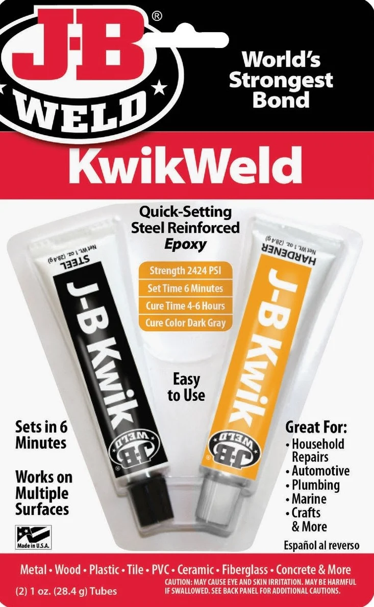 Innovative J-B Weld Kwikweld Epoxy 1 oz 2-Pack Enhanced