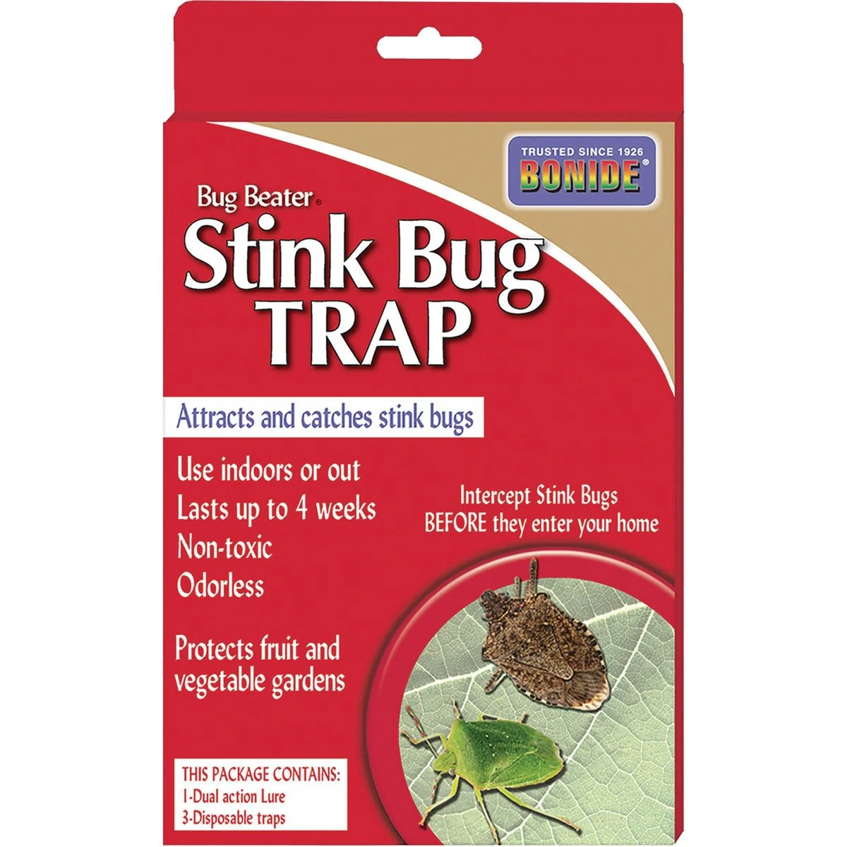 Traditional Bonide Bug Beater Disposable Indoor and Outdoor Stink Bug Trap 50 ft. Sustainable