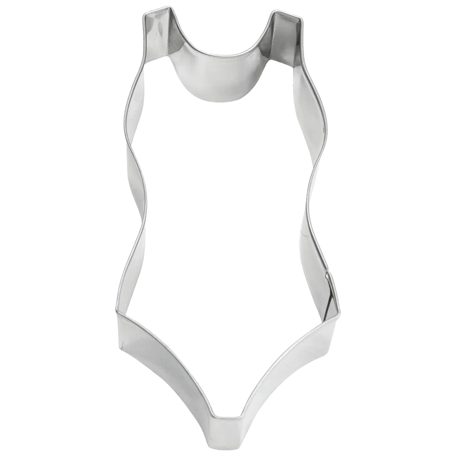 Unique R M International Bathing Suit Cookie Cutter 4 in. Easy-to-Use