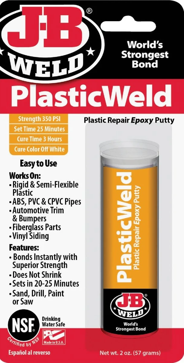 High-End J-B Weld Plasticweld Epoxy 2 oz. Specialty