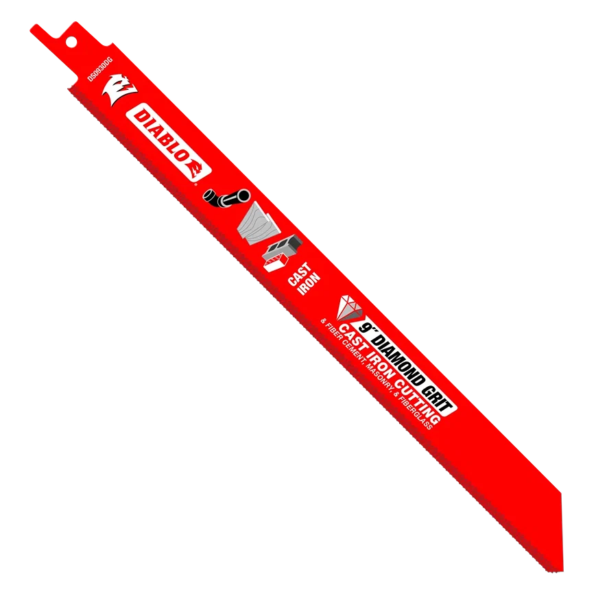 Traditional Diablo 9-In. Diamond Grit Recip Blade Convenient