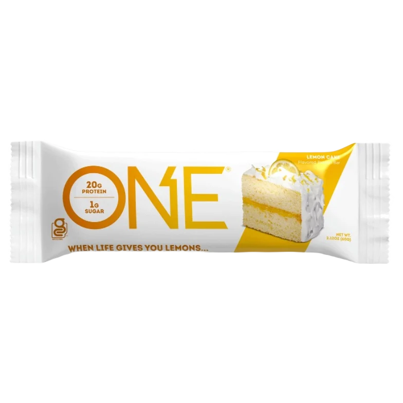 Healthy ONE Lemon Cake Protein Bar 2.12 oz. Unique
