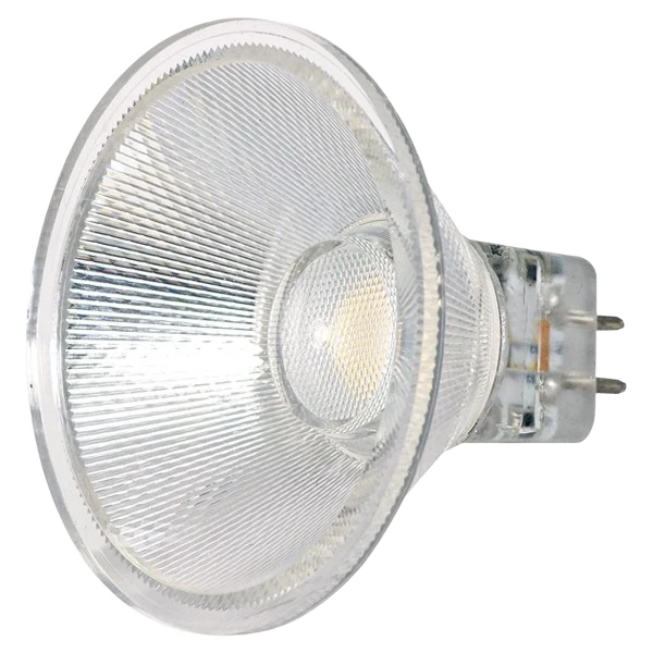 Optimized Satco 3 Watt MR16 LED 3000K GU5.3 Base Light Bulb Natural