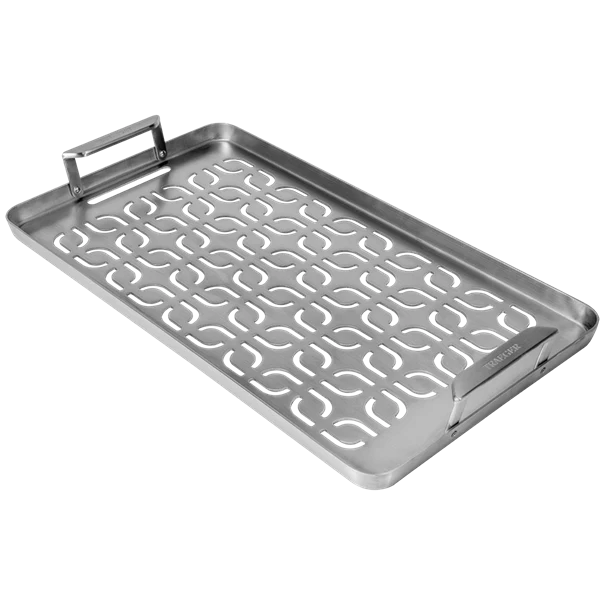 User-Friendly Traeger ModiFire Fish Veggie Stainless Steel Grill Tray Convenient