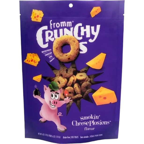 Refined Fromm Smokin’ Cheeseplosions Crunchy O’s 6 oz. Functional