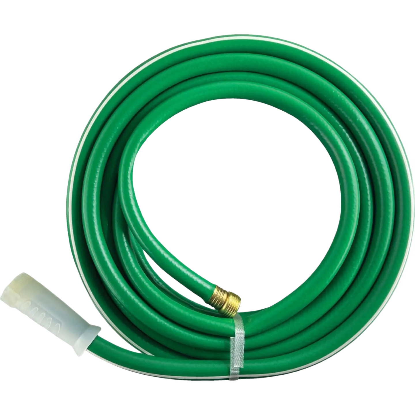 Fine Crafted Garden Flexon Medium-Duty Vinyl Garden Hose with Guard-N-Grip 100 ft. Secure