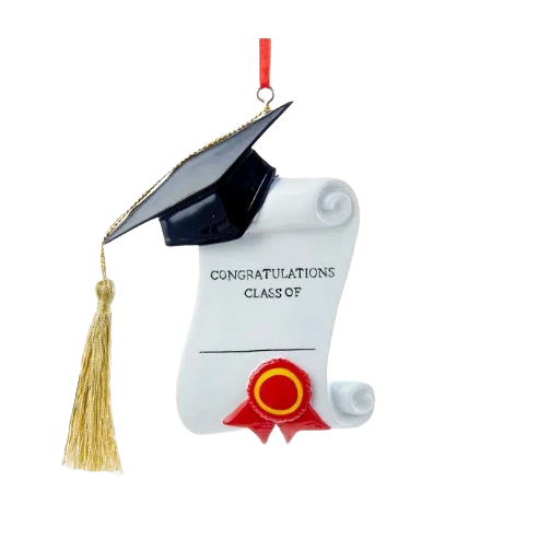 Trendy Kurt S. Adler Personalized Graduation Diploma Ornament Certified