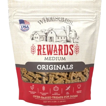 Natural Wholesomes Rewards Medium Dog Treats 3 lb. Elegant