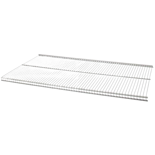Detailed domRail Nickel Profile Shelf 16 in. x 4 ft. Functional