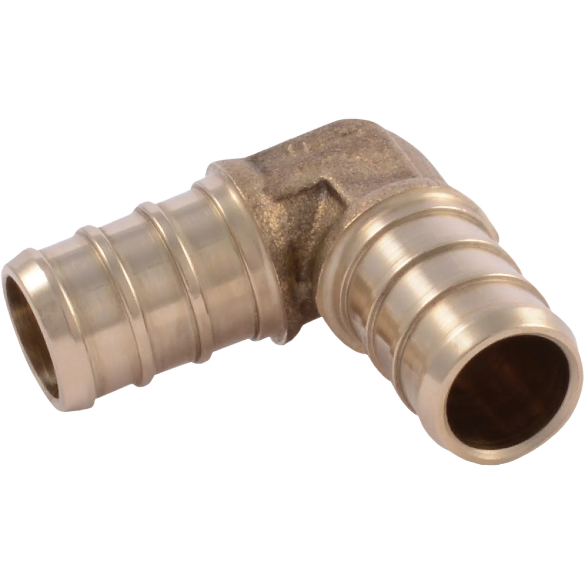 Genuine SharkBite 1 2 x 1 2 Barb 90 Deg. PEX Brass Elbow Green