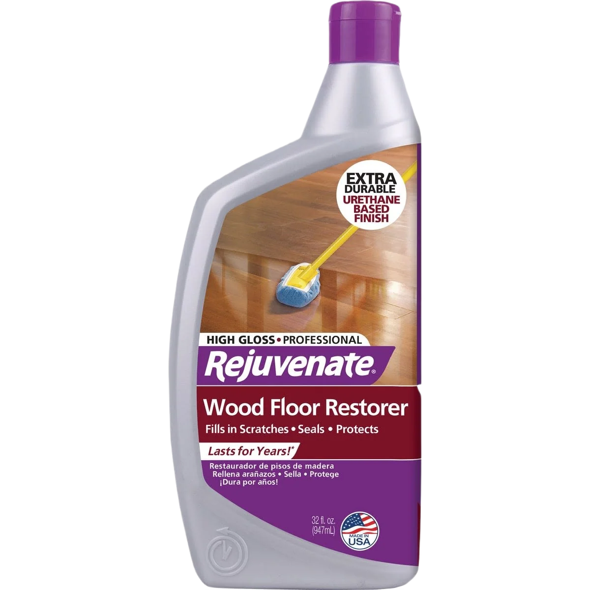 Prestigious Rejuvenate Wood Floor Finish Restorer 32 oz. Clean