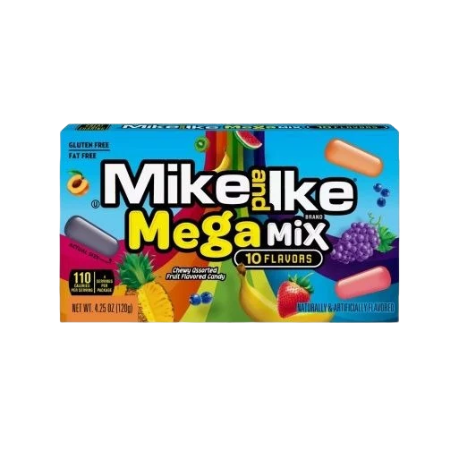 Long-Lasting Mike and Ike Mega Mix – 4.25 oz. Fast