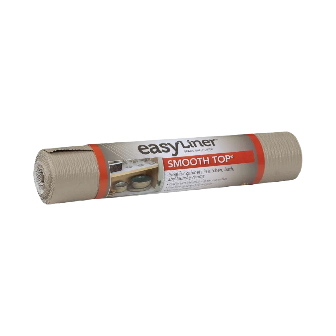Next-Generation Duck Brand EasyLiner Smooth Top Taupe Shelf Liner 12 in. x 10 ft. Excellent