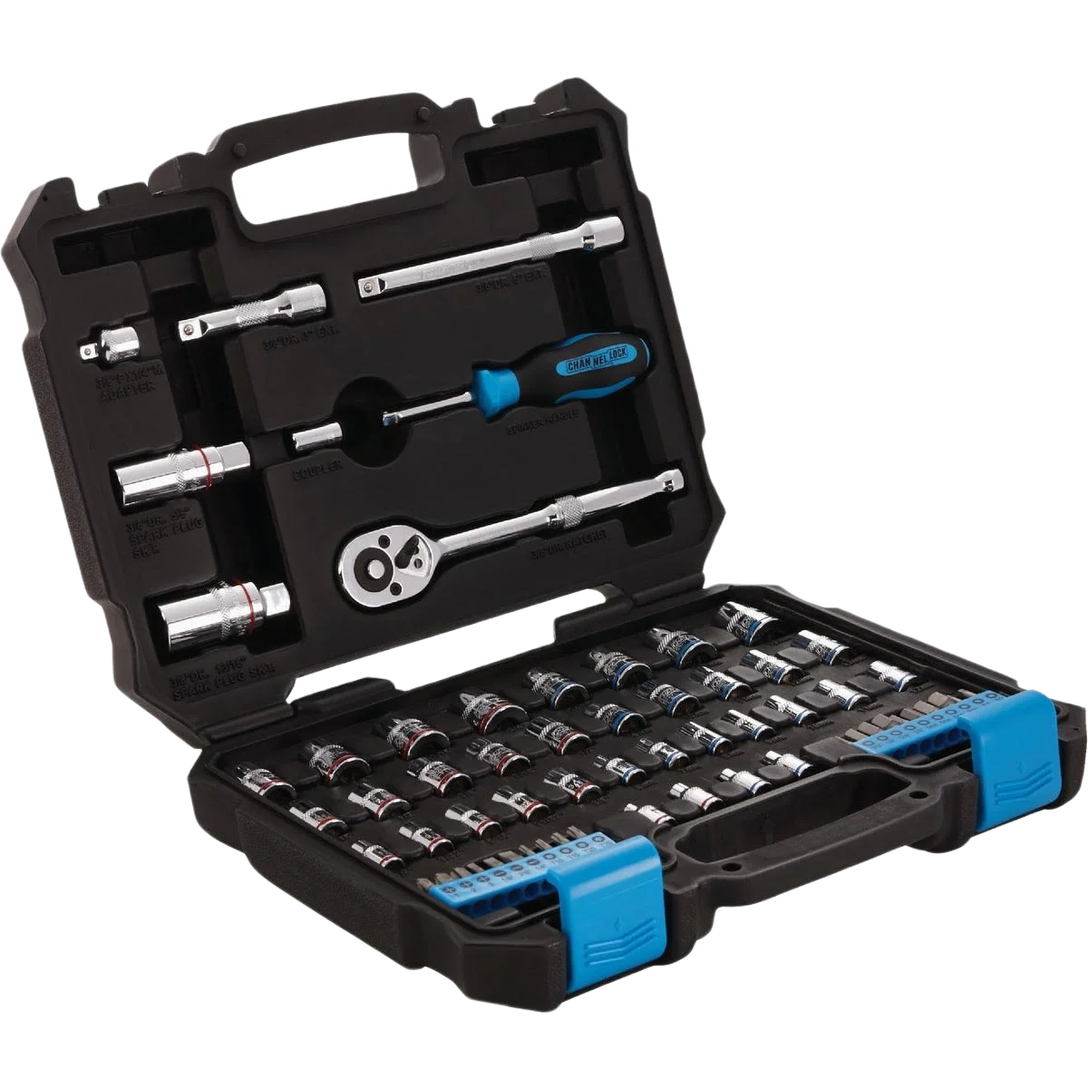 Efficient Channellock Combo SAE Metric Socket Set 63-Piece Durable