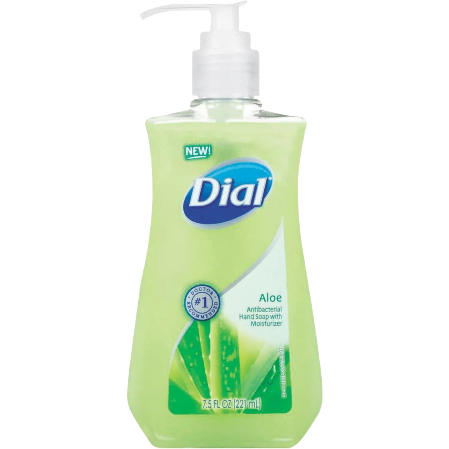 High-Grade Dial Aloe Antibacterial Liquid Hand Soap with Moisturizer 7.5 oz. Flexible