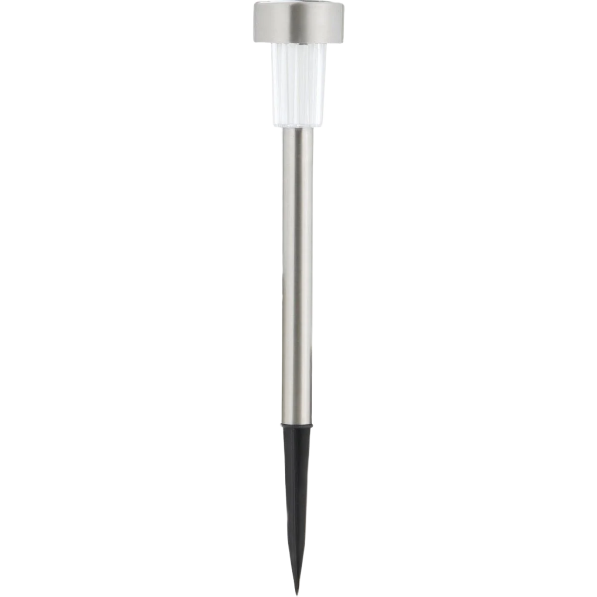 Sustainable Outdoor Expressions Stainless Steel Metal Mini Solar Path Light 14 in. Solid