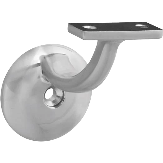 Clean National Hardware Satin Nickel Zinc Handrail Bracket High-Performance