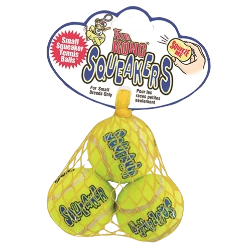 Breathable KONG Small Squeakair Ball 2-Pack Expertly Made