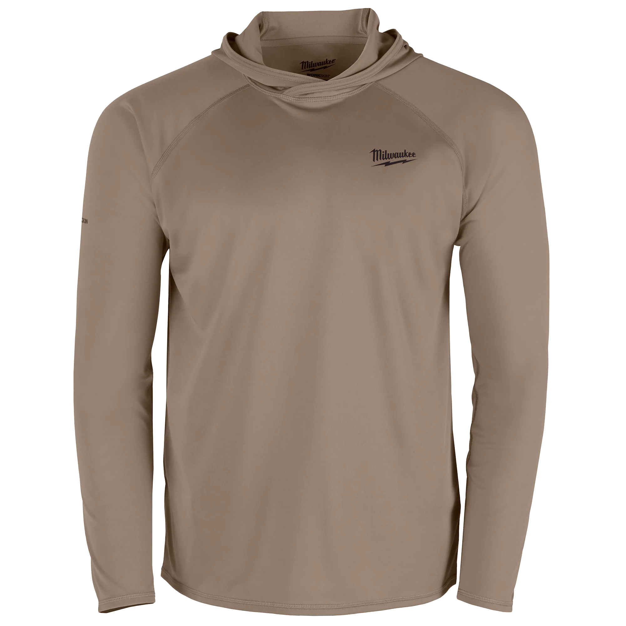 World-Class Milwaukee WORKSKIN™ Hooded Sun Shirt – SANDSTONE L Fine Crafted