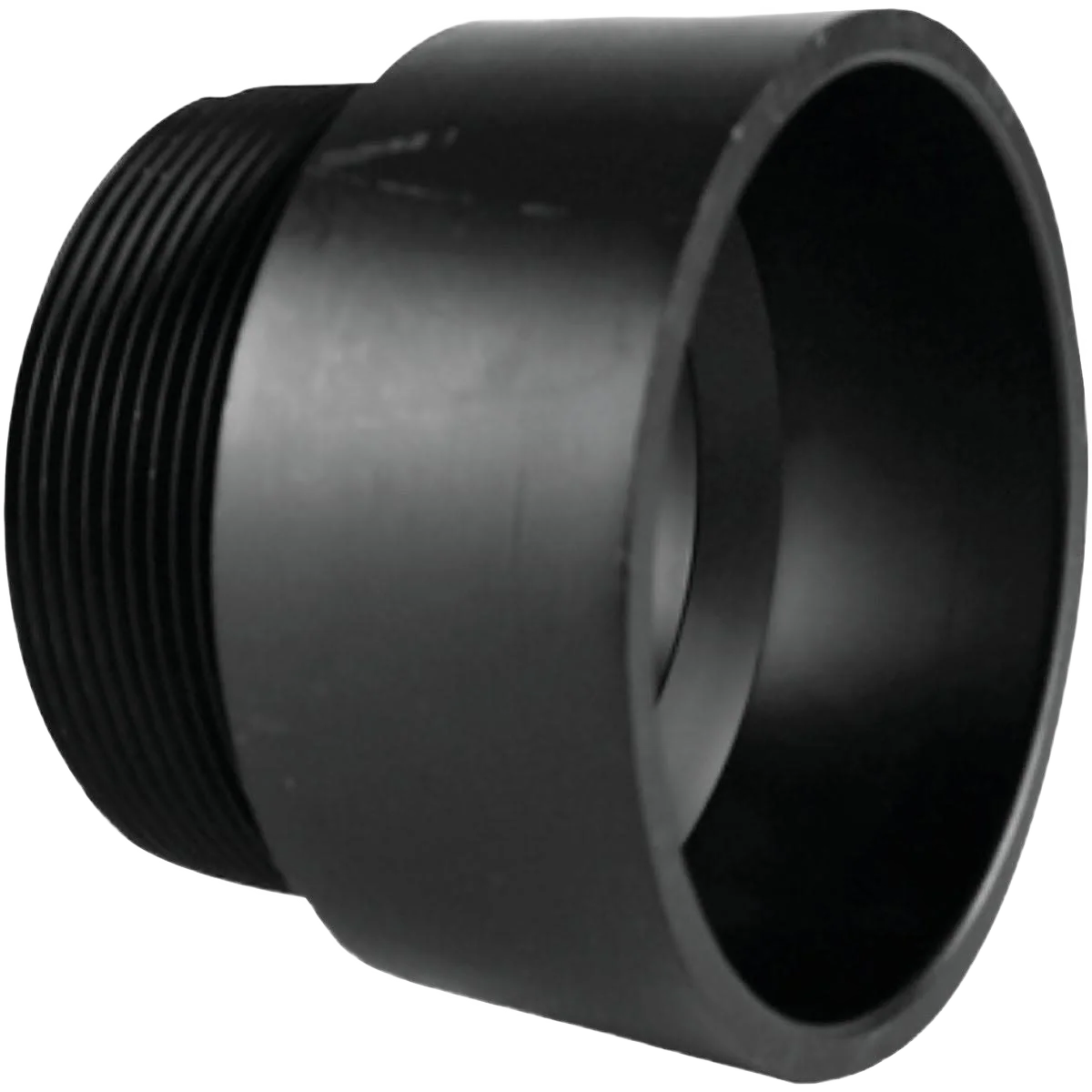 Minimalist Charlotte Pipe 4 In. Hub x MPT ABS Male Adapter Natural