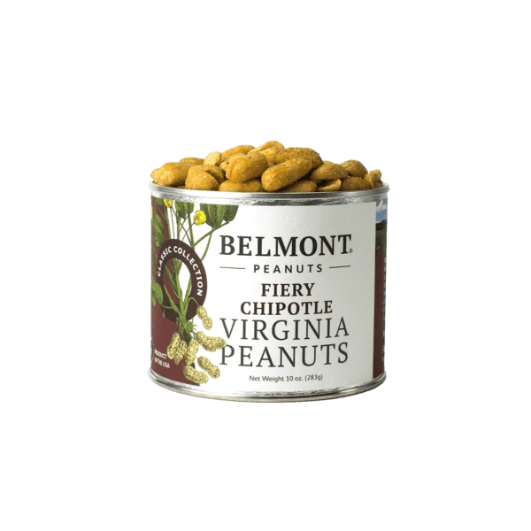Organic Belmont Fiery Chipotle Virginia Peanuts 10 oz. Durable