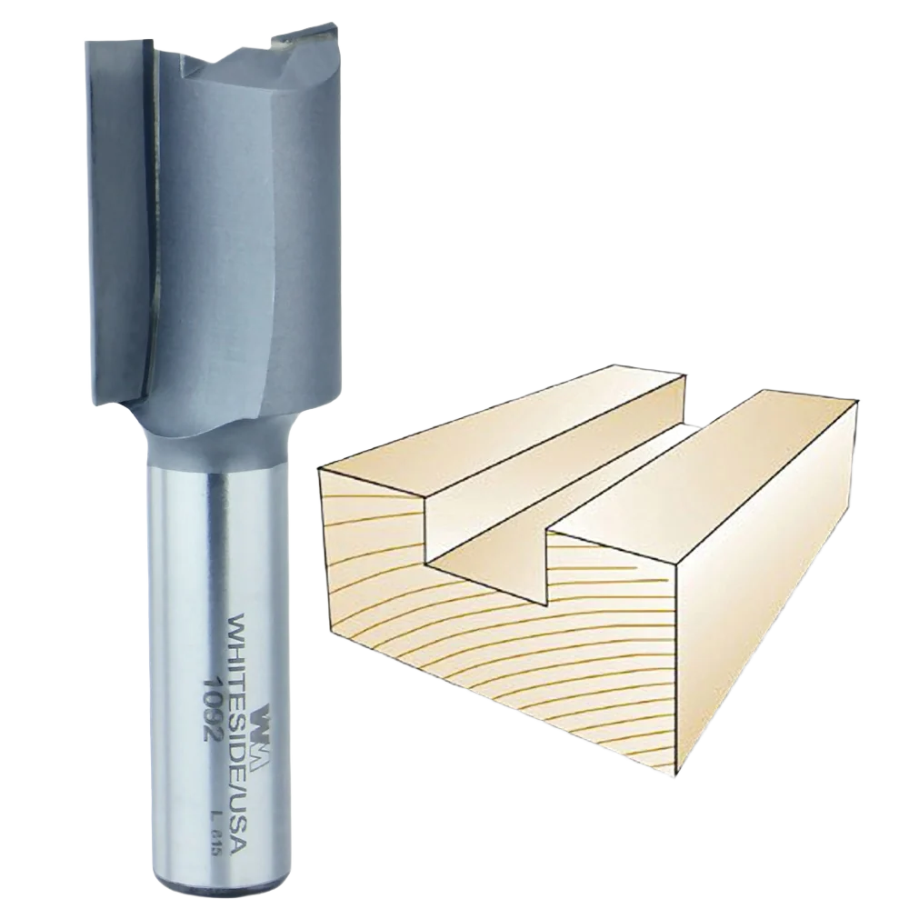 Contemporary Whiteside Straight Bit 1 2 in. SH x 15 16 in. CD x 1-1 4 in. CL Classic
