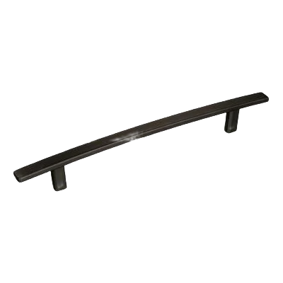 Contemporary Amerock Cyprus 6-5 16 Center-to-Center Black Bronze Cabinet Pull Organic