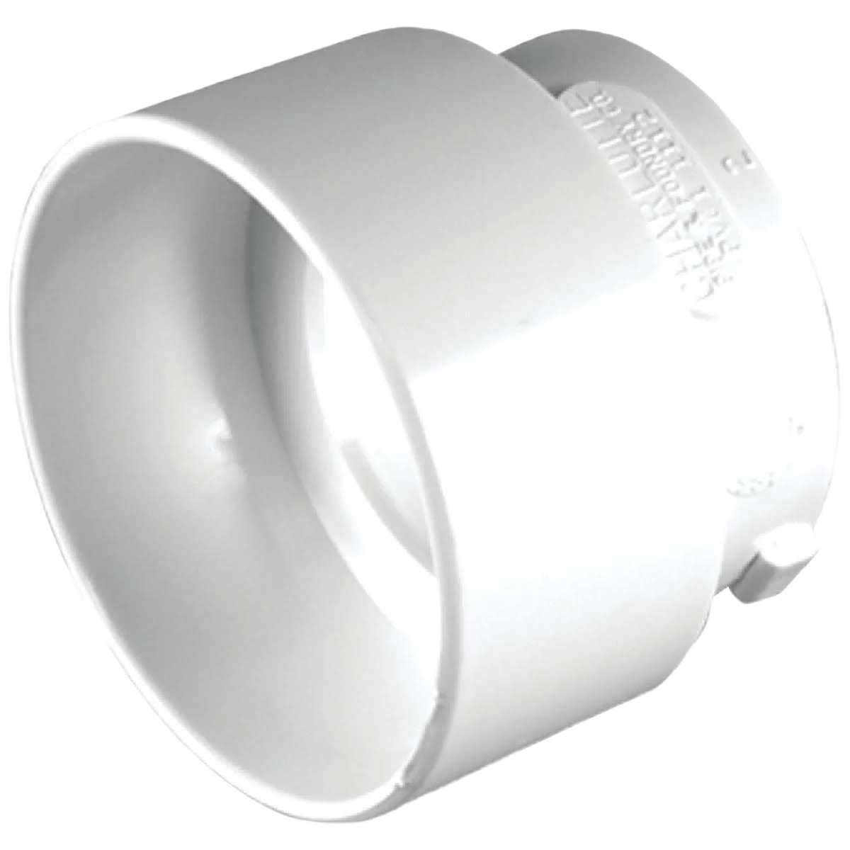 Functional Charlotte Pipe DWV Reducing PVC Bushing 3 In. Sch 30 SPG x 2 In. Sch 40 Hub Eco-Friendly