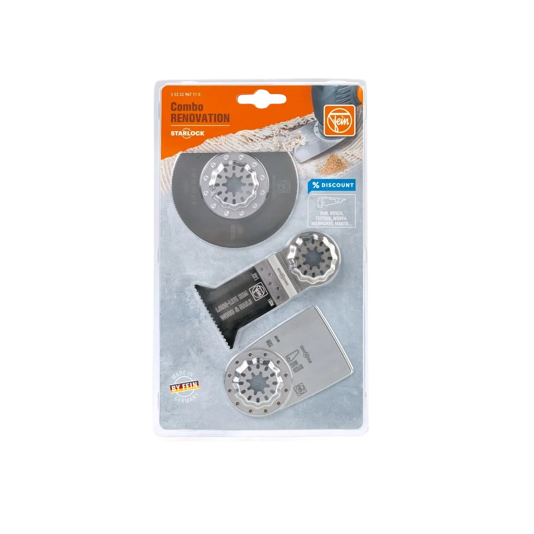 Carefully Designed Fein Combo Starlock Renovation Pro Set Solid