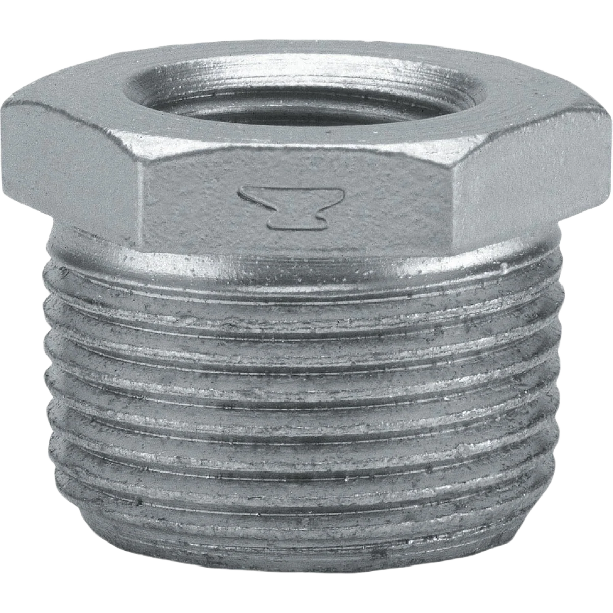 Sophisticated Anvil Hex Galvanized Bushing 1 2 In. x 1 4 In. Enhanced