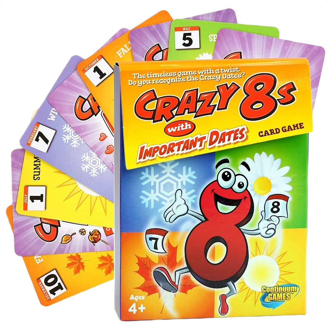 Original Design Continuum Games Crazy 8’s Card Game Authentic
