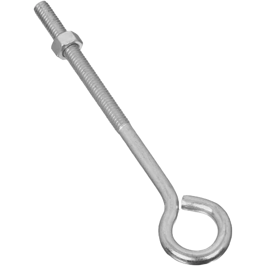 Solid National Hardware 5 16 x 6 Zinc Eye Bolt with Hex Nut Certified