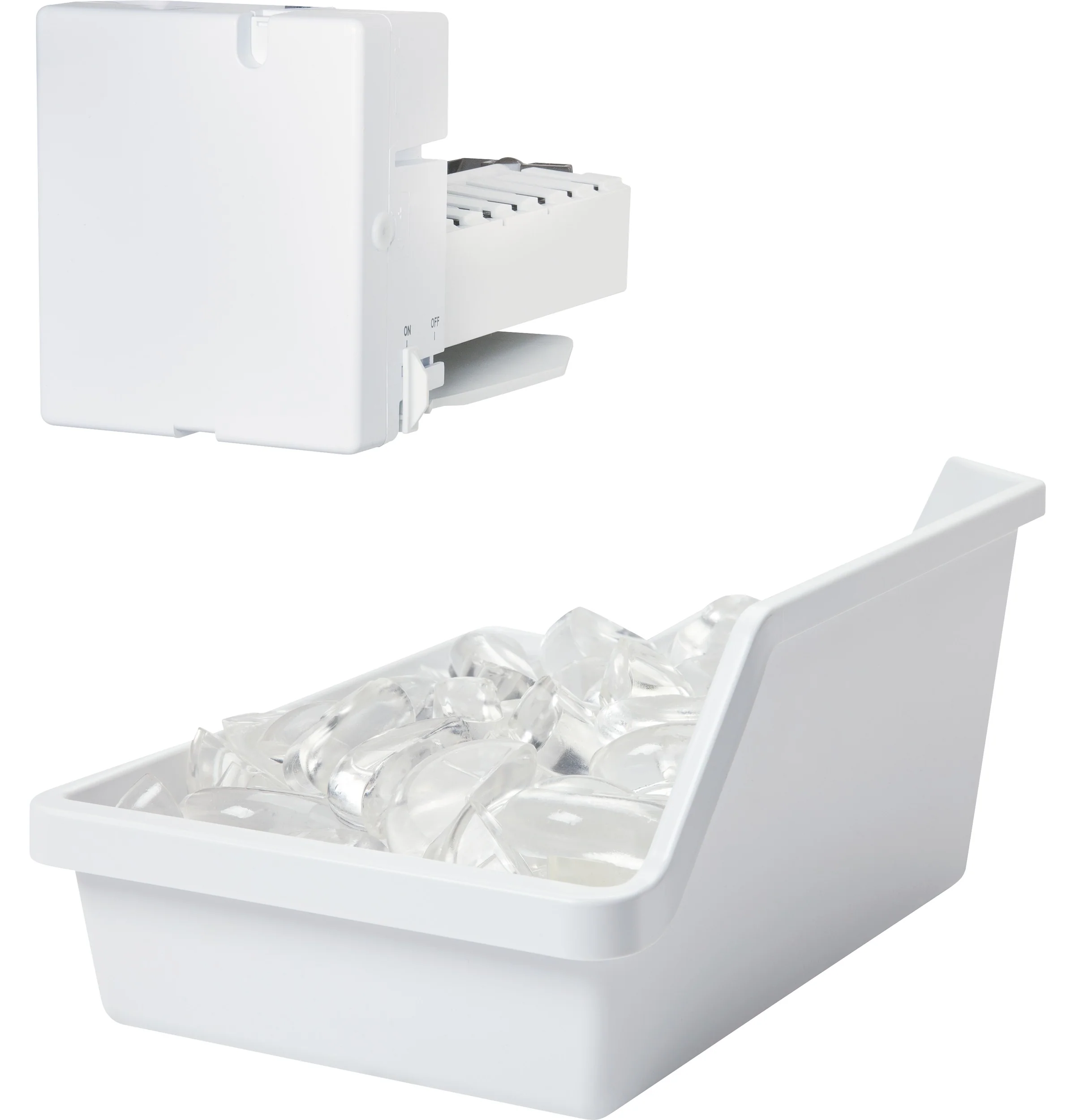 Reliable GE Appliances IM4D Refrigerator Icemaker Kit – Automatic Ice Maker for Top-zer Select Bottom-zer Refrigerators Unique