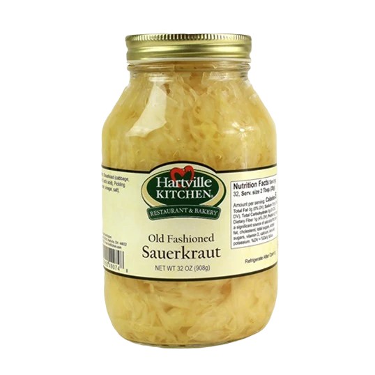 Elite Hartville Kitchen Old Fashioned Sauerkraut 32 oz. Safe