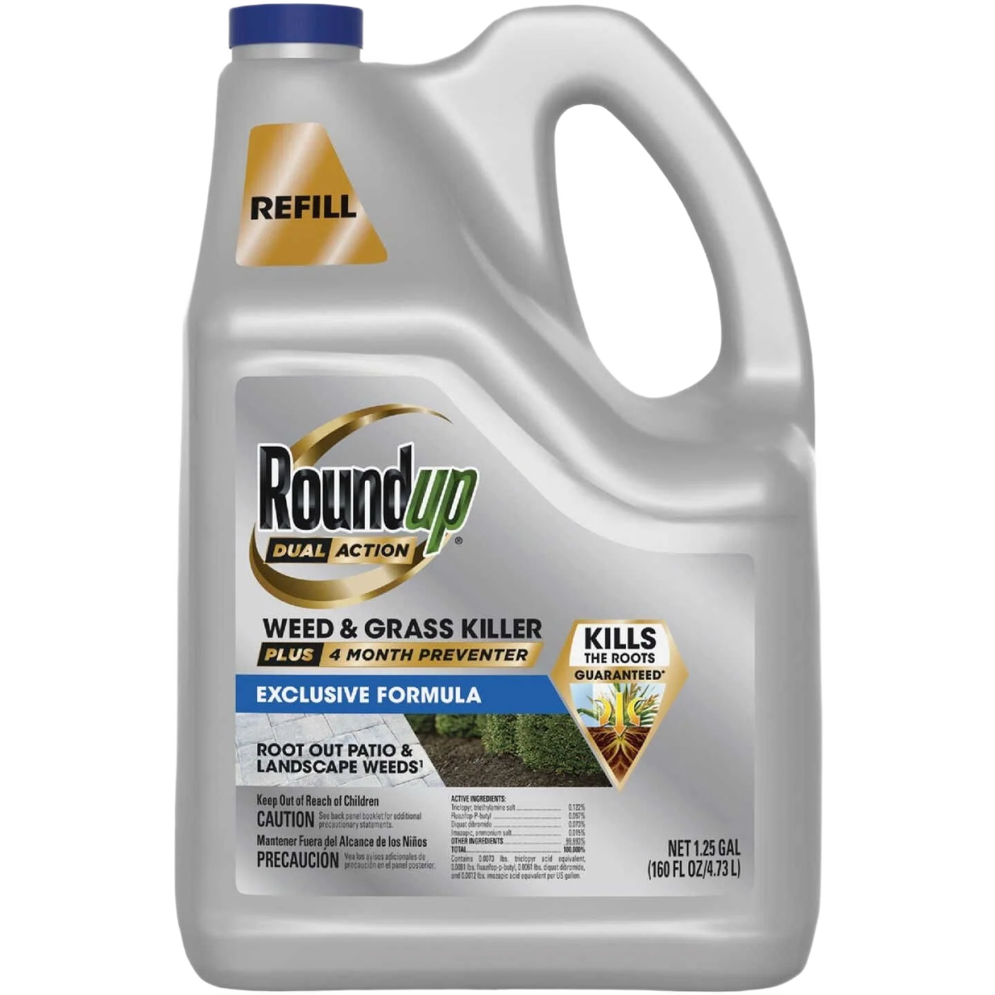 Exceptional Roundup Dual Action Weed Grass Killer Refill 1.25 gal. Practical