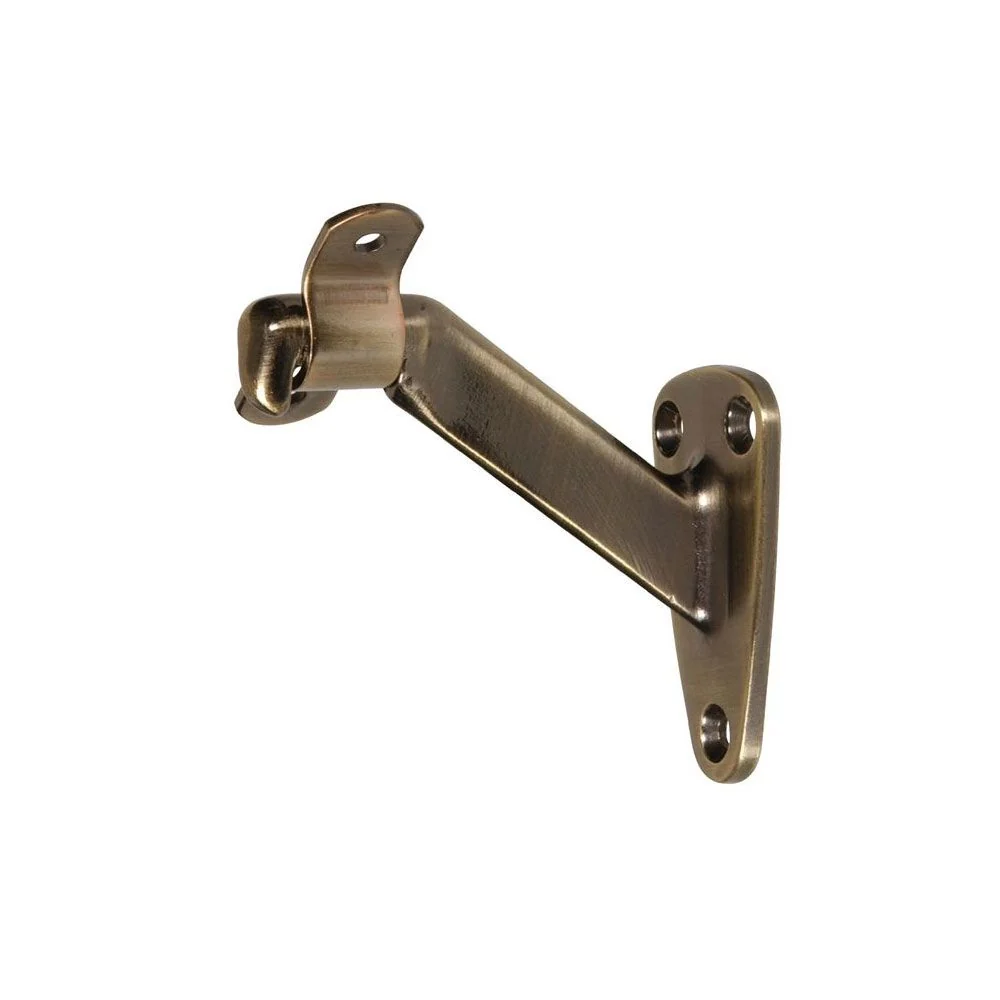 Green Hardware Essentials Antique Brass Handrail Bracket Poly-Bag Efficient