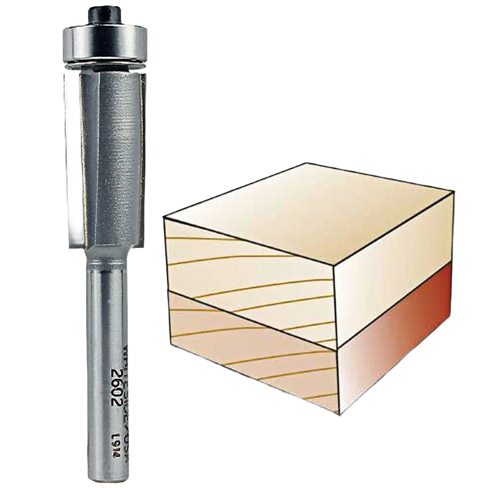 Elite Whiteside Flush Trim Bit 1 4 in. SH x 1 2 in. CD x 1 in. CL Traditional