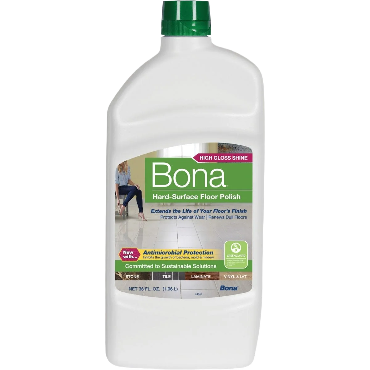 Safe Bona Stone Tile Laminate Floor Polish 36 oz. Certified